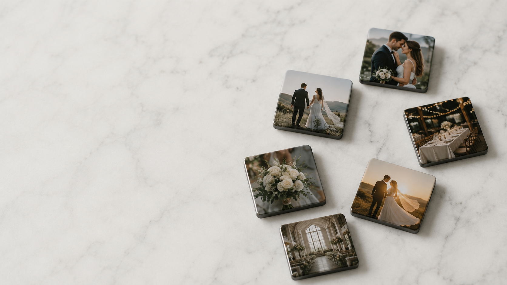 Magnets photos pour vos invités